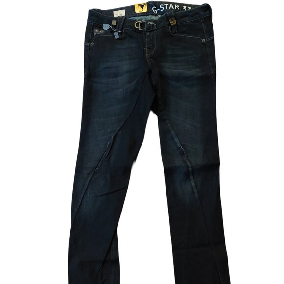 Retro Vintage G-Star Raw 3301 Minic Tapered Aspen Denim Jeans Pants Sz 25 NWT - Picture 1 of 12